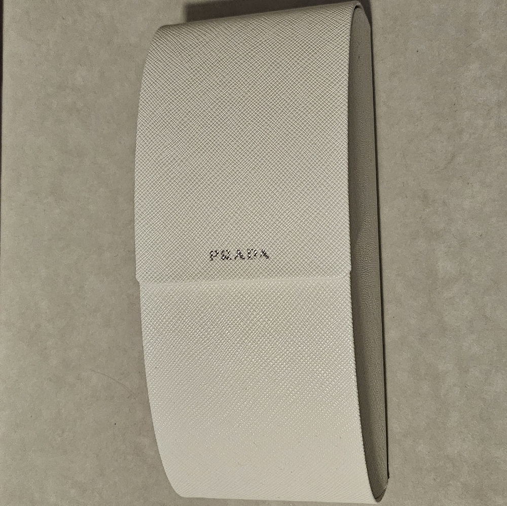 Prada White Sunglasses Case